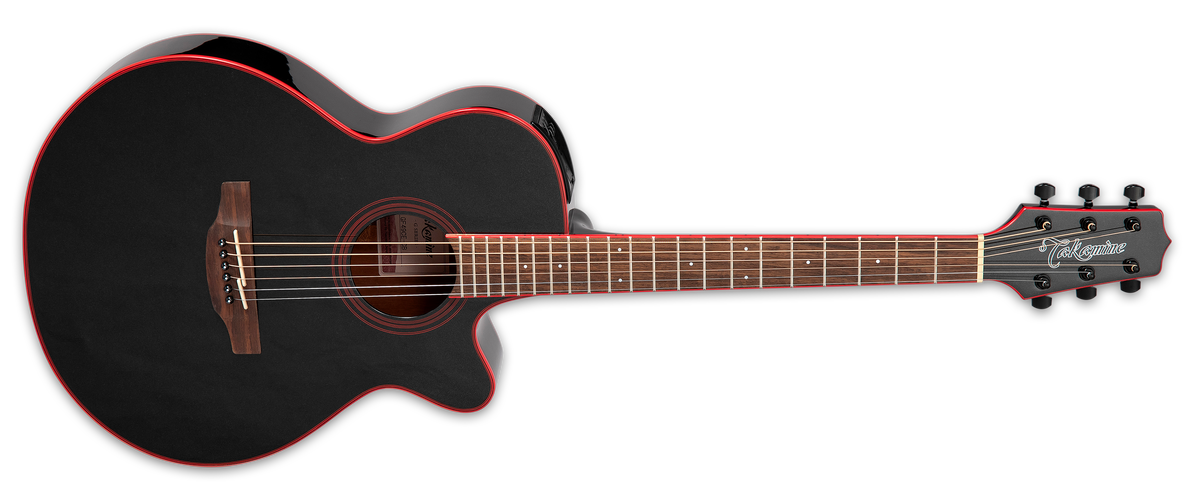 Takamine GF49CE FX Cutaway Cosmic Black Sparkle